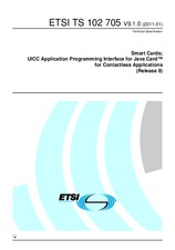 Standard ETSI TS 102705-V9.1.0 6.1.2011 preview