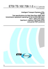 Standard ETSI TS 102708-1-3-V1.1.1 23.3.2010 preview