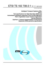 Standard ETSI TS 102708-2-1-V1.1.1 30.3.2010 preview