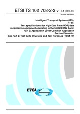 Standard ETSI TS 102708-2-2-V1.1.1 30.3.2010 preview