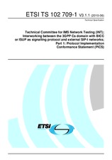 Standard ETSI TS 102709-1-V3.1.1 16.6.2010 preview