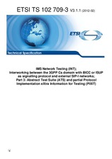 Standard ETSI TS 102709-3-V3.1.1 3.2.2012 preview