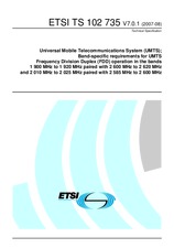 WITHDRAWN ETSI TS 102735-V7.0.0 22.8.2007 preview