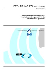 Standard ETSI TS 102771-V1.1.1 16.6.2009 preview
