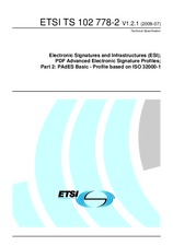 Standard ETSI TS 102778-2-V1.2.1 31.7.2009 preview