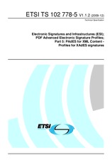 Standard ETSI TS 102778-5-V1.1.2 18.12.2009 preview
