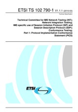 Standard ETSI TS 102790-1-V1.1.1 24.3.2010 preview