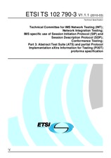 Standard ETSI TS 102790-3-V1.1.1 24.3.2010 preview