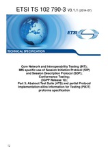 Standard ETSI TS 102790-3-V3.1.1 3.7.2014 preview
