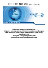 Standard ETSI TS 102792-V1.2.1 18.6.2015 preview
