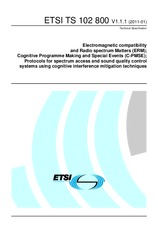 Standard ETSI TS 102800-V1.1.1 14.1.2011 preview