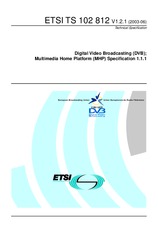Standard ETSI TS 102812-V1.2.1 30.6.2003 preview
