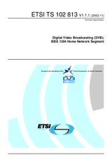 Standard ETSI TS 102813-V1.1.1 5.11.2002 preview