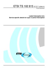 Standard ETSI TS 102815-V1.2.1 3.1.2006 preview