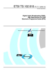 Standard ETSI TS 102818-V1.1.1 17.12.2002 preview