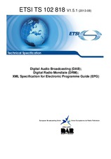 Standard ETSI TS 102818-V1.5.1 6.8.2013 preview