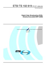 Standard ETSI TS 102819-V1.2.1 4.5.2004 preview