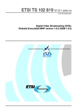 Standard ETSI TS 102819-V1.3.1 27.10.2005 preview