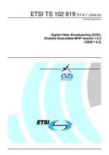 Standard ETSI TS 102819-V1.4.1 16.5.2008 preview