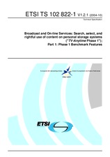 Standard ETSI TS 102822-1-V1.2.1 21.10.2004 preview
