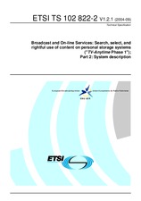 Standard ETSI TS 102822-2-V1.2.1 8.9.2004 preview