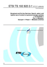Standard ETSI TS 102822-3-1-V1.5.1 15.5.2009 preview