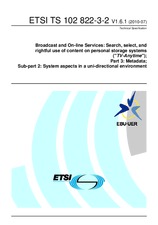 Standard ETSI TS 102822-3-2-V1.6.1 8.7.2010 preview