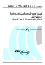 Standard ETSI TS 102822-3-3-V1.3.1 15.5.2009 preview