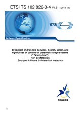 Standard ETSI TS 102822-3-4-V1.5.1 7.11.2011 preview
