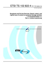 Standard ETSI TS 102822-4-V1.1.2 21.10.2004 preview