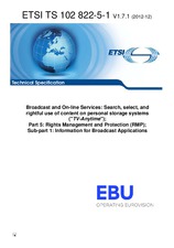 Standard ETSI TS 102822-5-1-V1.7.1 14.12.2012 preview