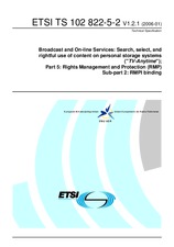 Standard ETSI TS 102822-5-2-V1.2.1 23.1.2006 preview