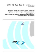 Standard ETSI TS 102822-6-1-V1.3.1 23.1.2006 preview