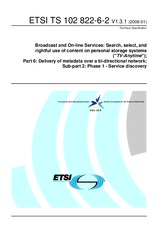 Standard ETSI TS 102822-6-2-V1.3.1 23.1.2006 preview