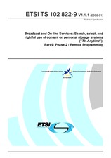 Standard ETSI TS 102822-9-V1.1.1 23.1.2006 preview