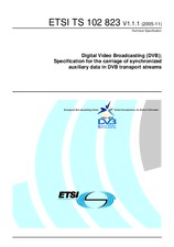 Standard ETSI TS 102823-V1.1.1 14.11.2005 preview