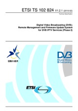 Standard ETSI TS 102824-V1.2.1 1.2.2010 preview