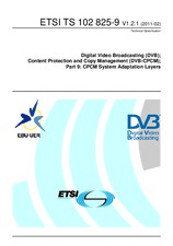 Standard ETSI TS 102825-9-V1.2.1 18.2.2011 preview