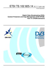 Standard ETSI TS 102825-14-V1.1.1 18.2.2011 preview