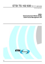 Standard ETSI TS 102830-V1.1.1 24.3.2010 preview