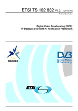 Standard ETSI TS 102832-V1.2.1 18.1.2010 preview