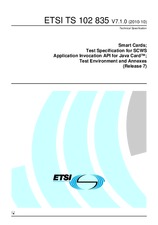 Standard ETSI TS 102835-V7.1.0 25.10.2010 preview