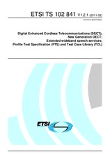 Standard ETSI TS 102841-V1.2.1 22.2.2011 preview