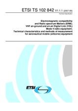 Standard ETSI TS 102842-V1.1.1 4.6.2007 preview