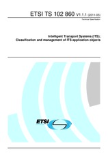 Standard ETSI TS 102860-V1.1.1 12.5.2011 preview
