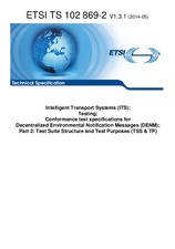 Standard ETSI TS 102869-2-V1.3.1 19.5.2014 preview