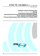 Standard ETSI TS 102869-3-V1.1.1 31.3.2011 preview