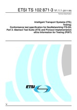 Standard ETSI TS 102871-3-V1.1.1 14.6.2011 preview