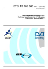Standard ETSI TS 102905-V1.1.1 28.5.2010 preview
