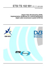Standard ETSI TS 102991-V1.1.1 10.8.2010 preview